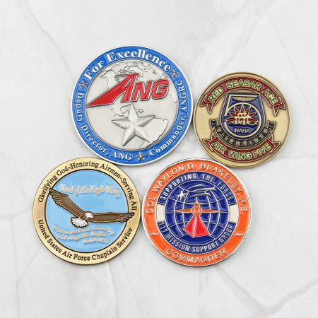 2ピースギフトボックス付きカスタム空軍コイン。