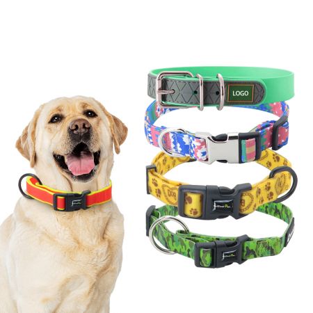 パターンナイロン防水犬用カラー - PVC防水犬用カラーの卸売